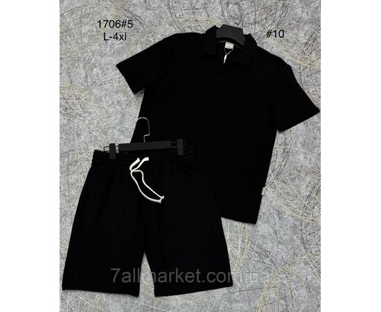 Костюм чоловічий із шортами р-ри L-4XL (4 кв) "PROSTOMEN" недорого від прямого постачальника, зображення 3