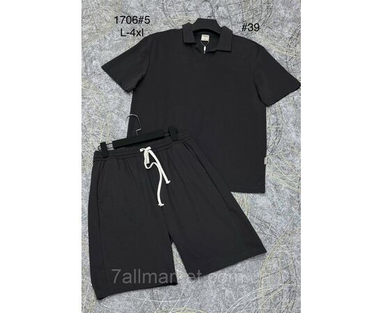 Костюм чоловічий із шортами р-ри L-4XL (4 кв) "PROSTOMEN" недорого від прямого постачальника, зображення 4