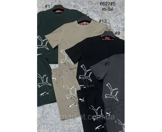 Костюм чоловічий із шортами р-ри M-3XL (3 кв) "PROSTOMEN" недорого від прямого постачальника, зображення 2