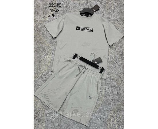 Костюм чоловічий із шортами р-ри M-3XL (4 кв) "PROSTOMEN" недорого від прямого постачальника, зображення 2