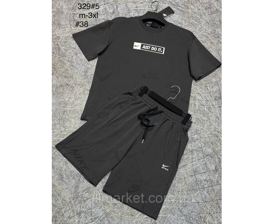 Костюм чоловічий із шортами р-ри M-3XL (4 кв) "PROSTOMEN" недорого від прямого постачальника, зображення 3