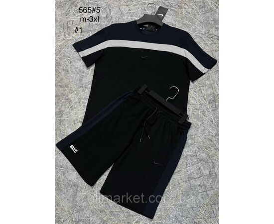 Костюм чоловічий із шортами р-ри M-3XL (4 кв) "PROSTOMEN" недорого від прямого постачальника, зображення 3