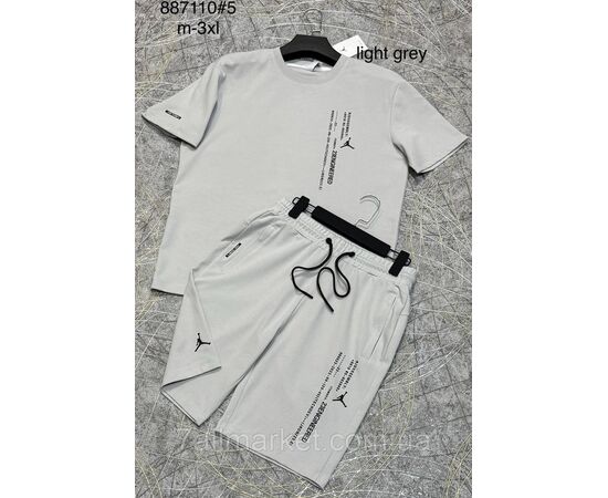 Костюм чоловічий із шортами р-ри M-3XL (4 кв) "PROSTOMEN" недорого від прямого постачальника, зображення 2