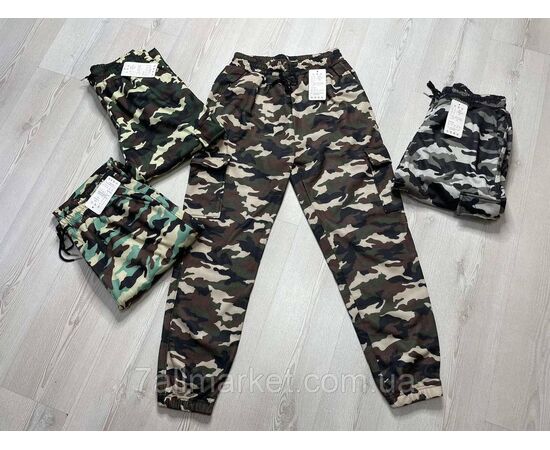 Фотография Спортивные штаны мужские на манжете/флис размеры 48-54(микс цв) "NICOLAS" недорого от прямого поставщика, изображение 2