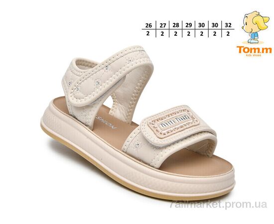 Босоніжки дитячі літні Літо B1713B (14 пар р.26-32) "TOM.M" недорого оптом від прямого постачальника, зображення 2