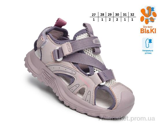 Босоніжки дитячі літні Літо B60072E (8 пар р.27-32) "TOM.M" недорого оптом від прямого постачальника, зображення 2