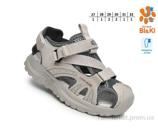 Сандалії дитячі літні Літо B60072K (8 пар р.27-32) "TOM.M" недорого оптом від прямого постачальника, зображення 2