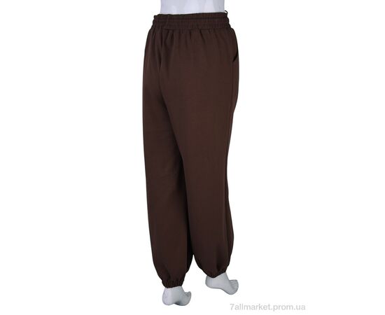 Фотография Спортивные брюки женские Весна/осень 4385-2004-2 brown (6 шт. р.сетка M-XL) "Мир" недорого оптом от прямого поставщика, изображение 2