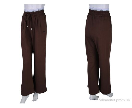 Фотография Спортивные брюки женские Весна/осень 4385-2005-2 brown (6 шт. р.сетка 25-30) "Мир" недорого оптом от прямого поставщика, изображение 3