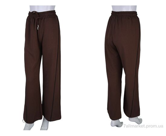 Фотография Спортивные брюки женские Весна/осень 4385-2006-2 brown (6 шт. р.сетка 25-30) "Мир" недорого оптом от прямого поставщика, изображение 3