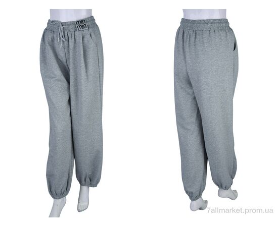 Фотография Спортивные брюки женские Весна/осень 4385-2010-3 grey (6 шт. р.сетка 25-30) "Мир" недорого оптом от прямого поставщика, изображение 3
