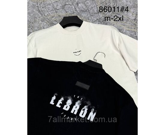 Фотография Футболка мужская молодёжная р-ры M-2XL (2цв) "PROSTOMEN" недорого оптом от прямого поставщика, изображение 2