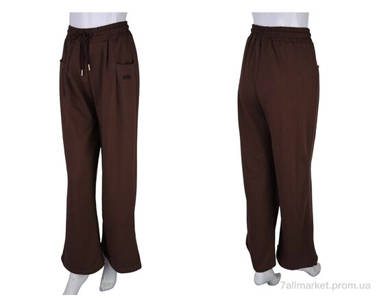 Фотография Спортивные брюки женские Весна/осень 4385-2008-2 brown (6 шт. р.сетка 25-30) "Pryama Vigoda" недорого оптом от прямого поставщика, изображение 3
