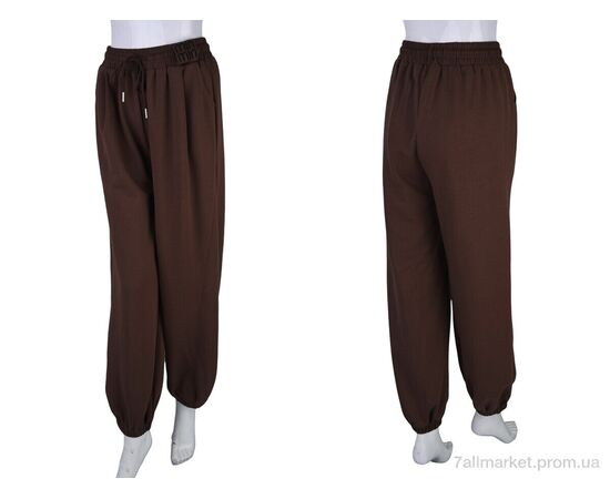 Фотография Спортивные брюки женские Весна/осень 4385-2010-2 brown (6 шт. р.сетка 25-30) "Pryama Vigoda" недорого оптом от прямого поставщика, изображение 3