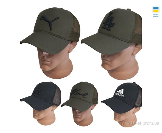 Фотография Кепка унисекс Лето 0767 mix (4 шт. р.сетка 56-60) "Mabi" недорого оптом от прямого поставщика, изображение 2