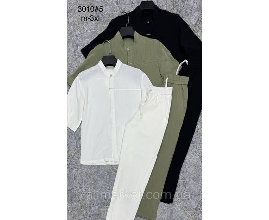 Костюм чоловічий стильний розміри M-3XL (3 кв) "PROSTOMEN" недорого від прямого постачальника, зображення 2