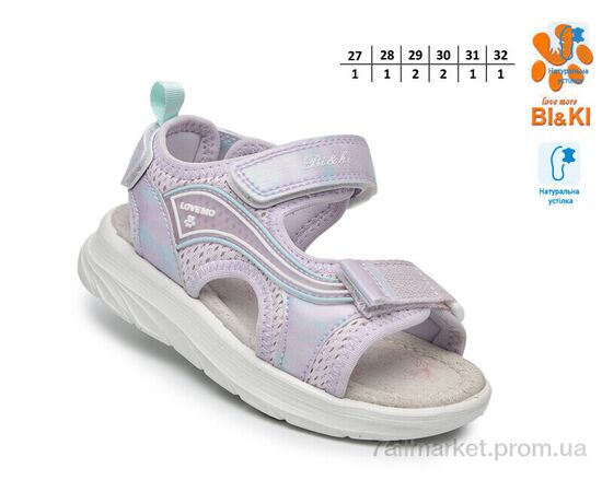 Фотография Босоножки детские летние Лето B60082A (8 пар р.27-32) "TOM.M" недорого оптом от прямого поставщика, изображение 2