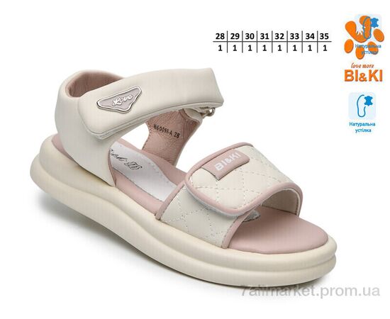 Фотография Босоножки детские летние Лето B60099A (8 пар р.28-35) "TOM.M" недорого оптом от прямого поставщика, изображение 2