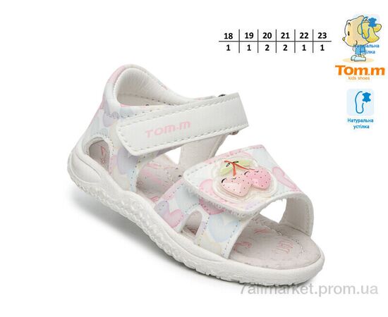 Фотография Босоножки детские летние Лето T68037C (8 пар р.18-23) "TOM.M" недорого оптом от прямого поставщика, изображение 2