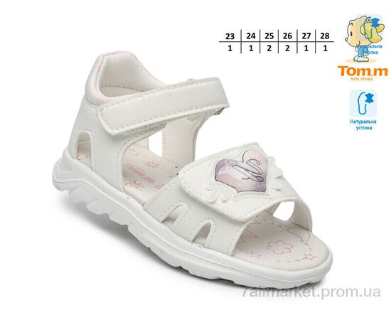 Фотография Босоножки детские летние Лето T68041C (8 пар р.23-28) "TOM.M" недорого оптом от прямого поставщика, изображение 2