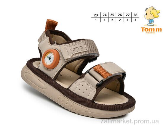 Фотография Сандалии детские летние Лето T65072K (8 пар р.23-28) "TOM.M" недорого оптом от прямого поставщика, изображение 2