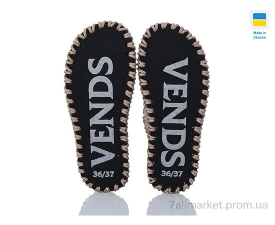 Фотография Тапки женские для дома Весна/осень 217W бежевий (9 пар р.36-41) "Active" недорого оптом от прямого поставщика, изображение 3