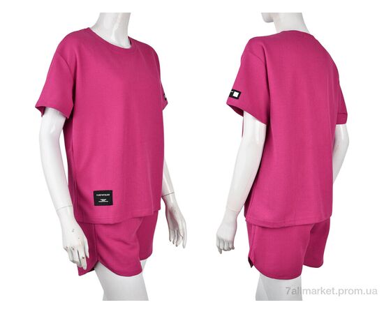 Жіночий костюм Літо 4032 crimson (4 шт. р.сіткаS-M) "Мир" недорого оптом від прямого постачальника, зображення 3