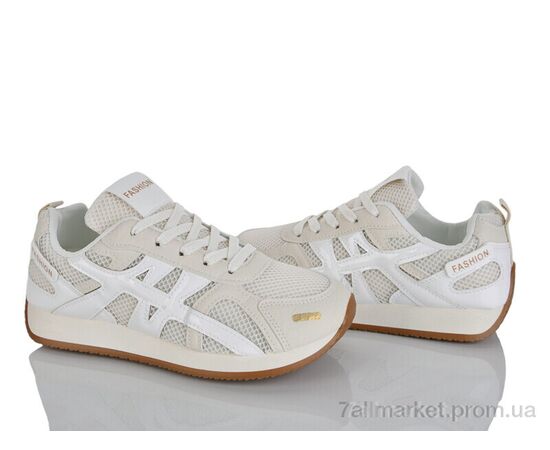 Фотография Кроссовки женские модные Весна/осень No brand 219 beige (8 пар р.37-41) "Prime-Opt" недорого оптом от прямого поставщика, изображение 2