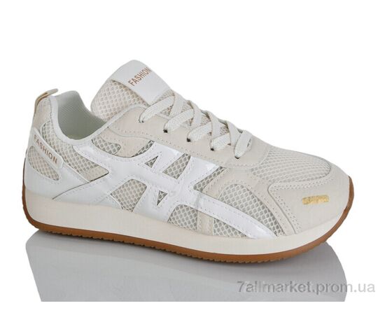 Фотография Кроссовки женские модные Весна/осень No brand 219 beige (8 пар р.37-41) "Prime-Opt" недорого оптом от прямого поставщика, изображение 3