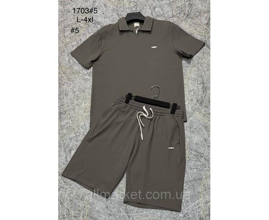 Костюм чоловічий із шортами р-ри M-3XL (4кв) "PROSTOMEN" недорого від прямого постачальника, зображення 3