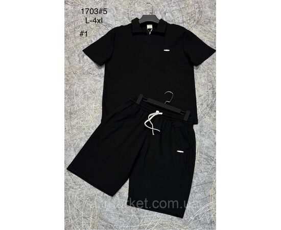 Костюм чоловічий із шортами р-ри M-3XL (4кв) "PROSTOMEN" недорого від прямого постачальника, зображення 4