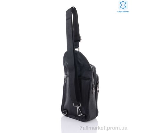 Сумка чоловіча 1812 black 32*16*6 см, "Sunshine bag" недорого оптом від прямого постачальника, зображення 2