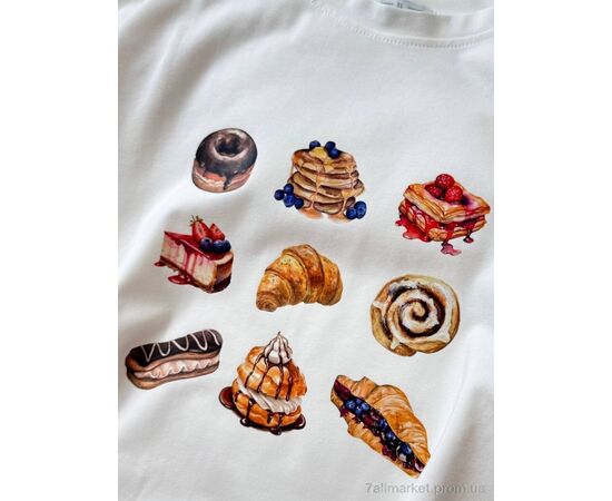 Фотография Футболка унисекс Лето 680 молочний (5 шт. р.сетка S-L) "Alisa Brand" недорого оптом от прямого поставщика, изображение 3