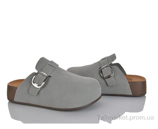 Шльопанці жіночі полегшені Літо No brand Y188 grey (8 пар р.37-41) "Prime-Opt" недорого оптом від прямого постачальника, зображення 2