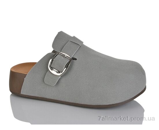 Шльопанці жіночі полегшені Літо No brand Y188 grey (8 пар р.37-41) "Prime-Opt" недорого оптом від прямого постачальника, зображення 3