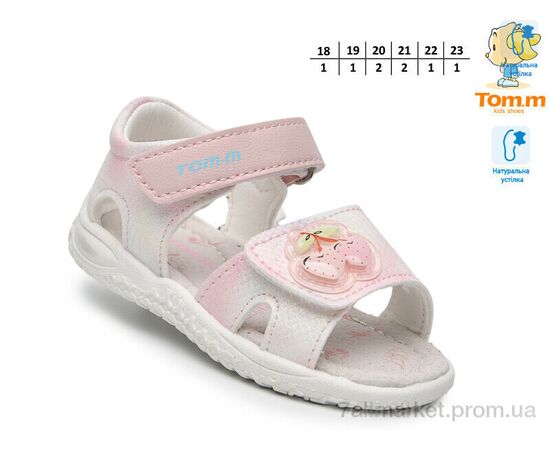 Босоніжки дитячі літні Літо T68037B (8 пар р.18-23) "TOM.M" недорого оптом від прямого постачальника, зображення 2