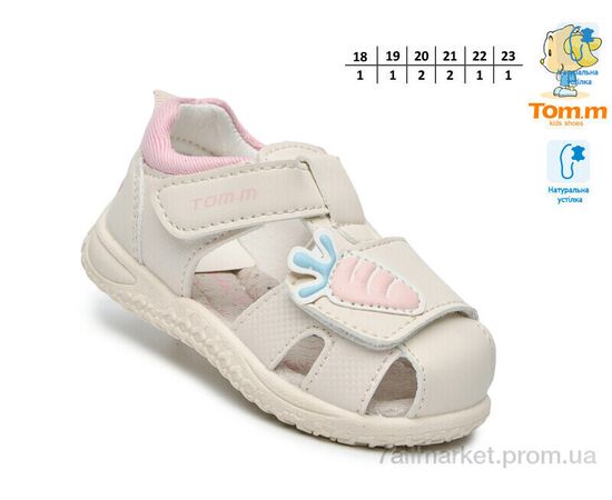 Босоніжки дитячі літні Літо T68036D (8 пар р.18-23) "TOM.M" недорого оптом від прямого постачальника, зображення 2