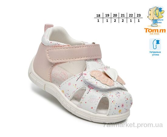 Босоніжки дитячі літні Літо T65097B (8 пар р.18-23) "TOM.M" недорого оптом від прямого постачальника, зображення 2