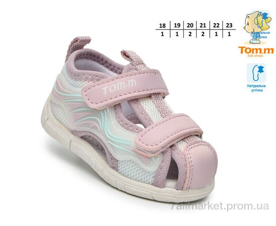 Босоніжки дитячі літні Літо T65096A (8 пар р.18-23) "TOM.M" недорого оптом від прямого постачальника, зображення 2