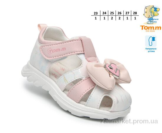 Босоніжки дитячі літні Літо T68039B (8 пар р.23-28) "TOM.M" недорого оптом від прямого постачальника, зображення 2