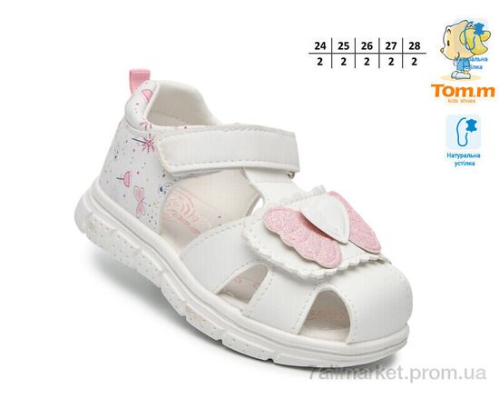 Босоніжки дитячі літні Літо T65102D (10 пар р.24-28) "TOM.M" недорого оптом від прямого постачальника, зображення 2