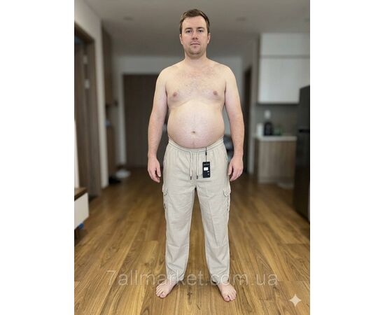 Штани чоловічі класичні, батал розміри 3XL-7XL (5 кв) "STELLA" купити недорого від прямого постачальника, зображення 2