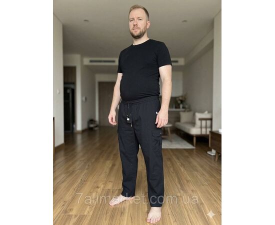 Штани чоловічі класичні, батал розміри 3XL-7XL (5 кв) "STELLA" купити недорого від прямого постачальника, зображення 4