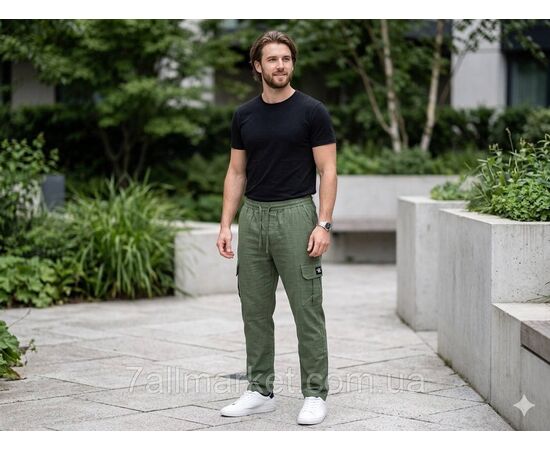 Штани чоловічі класичні, розміри M-3XL (4 кв) "STELLA" купити недорого від прямого постачальника, зображення 3