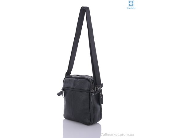 Сумка чоловіча 2004 black 23*16*5 см, "Sunshine bag" недорого оптом від прямого постачальника, зображення 2