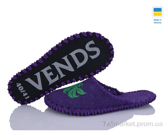 Тапки жіночі для будинку Весна/осінь 232W фіолет (9 пар р.36-41) "Active" недорого оптом від прямого постачальника, зображення 2
