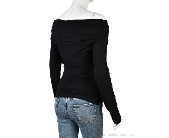 Кофта жіноча Весна/осінь 4393-ST2122 black (4 шт. р.сіткаS-XL) "Мир" недорого оптом від прямого постачальника, зображення 2