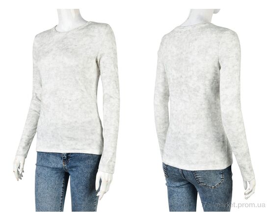 Кофта жіноча Весна/осінь 4393-MTT30 white (4 шт. р.сіткаS-XL) "Мир" недорого оптом від прямого постачальника, зображення 3