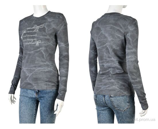 Кофта жіноча Весна/осінь 4393-MT38 grey (4 шт. р.сіткаS-XL) "Мир" недорого оптом від прямого постачальника, зображення 3