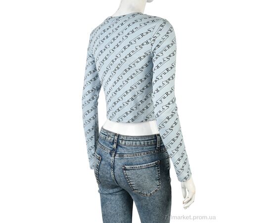 Кофта жіноча Весна/осінь 4393-MT204 blue (4 шт. р.сіткаS-XL) "Мир" недорого оптом від прямого постачальника, зображення 2